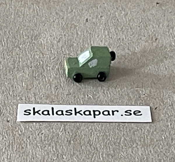 Grön liten skåpbil