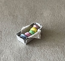 Macarons i låda