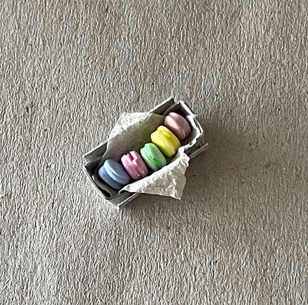 Macarons i låda