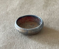 Skål/fat, blåton