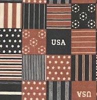 Tyg lapptäcke, USA