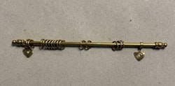 Gardinstång, 11 cm