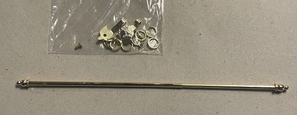 Gardinstång, utdragbar, ca 12-19 cm