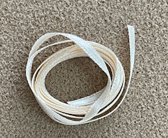 Satinband, beige, 3 mm