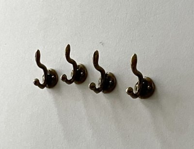 Krokar i metall, 4 st