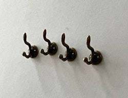Krokar i metall, 4 st