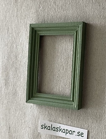Träram, grön