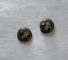 Nyckelhål/nyckelplåt, liten,2 st