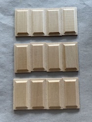 Panel 12 bitar, ca 27 x 50 mm