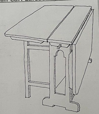 Slagbord från Carl Larson-gården, byggsats