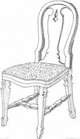 Gustavianska Rokokostolen, byggsats, 2 stolar
