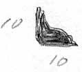 Taklist, ca 10 x 10 mm
