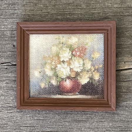 Tavla, blommor