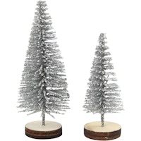 Bordsgran, 5 st, silver