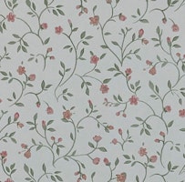 Tapet, rosa blommor