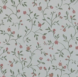 Tapet, rosa blommor