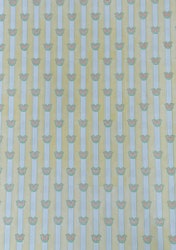 Tapet, gul, ca 19 x 26,5 cm, 3 ark