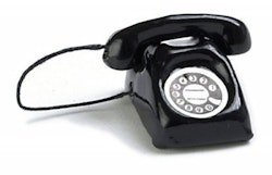 Svart telefon