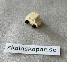 Ljusgul liten bil
