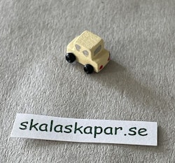 Ljusgul liten bil