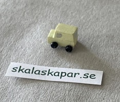 Limefärgad liten skåpbil
