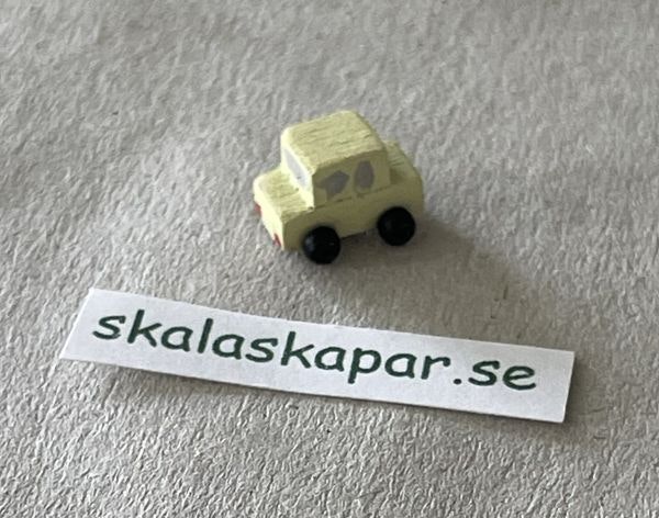 limefärgad liten bil