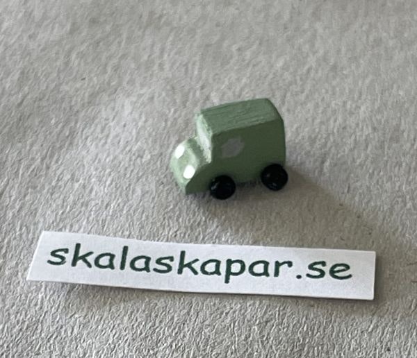 Grön liten skåpbil
