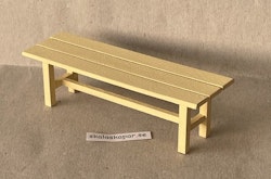 Ljusgul bänk