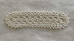 Oval Duk, Astrid, frivolitetsarbete, (nr15)