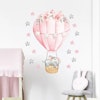 Barnerom wallstickers elefant i rosa luftballong