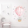 Barnerom wallstickers elefant i rosa luftballong