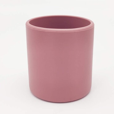 Silikon kopp mørk rosa