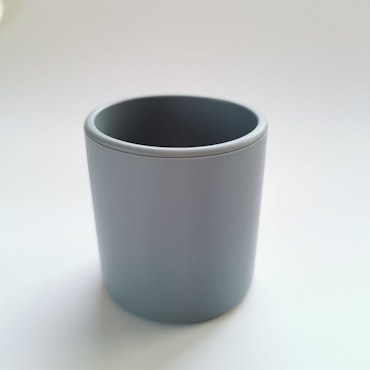 Silikon kopp grå