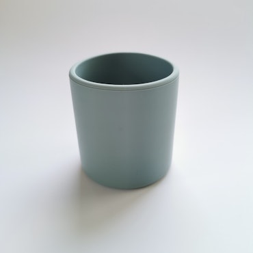 Silikon kopp blå