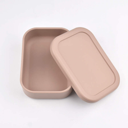 Matboks i silikon - Beige