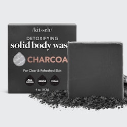 Charcoal Detoxifying Body Wash Bar / Kitsch