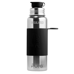 Pura kiki ISOLERT sportsflaske 650ml - Svart