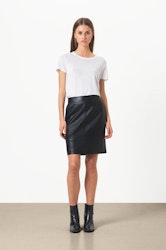 Francie Mini Leather Skirt Second Female