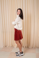 Jane Skirt Red Ochre Just Female