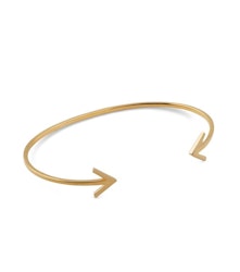 Strict Plain Bangle Arrow Gold Syster P
