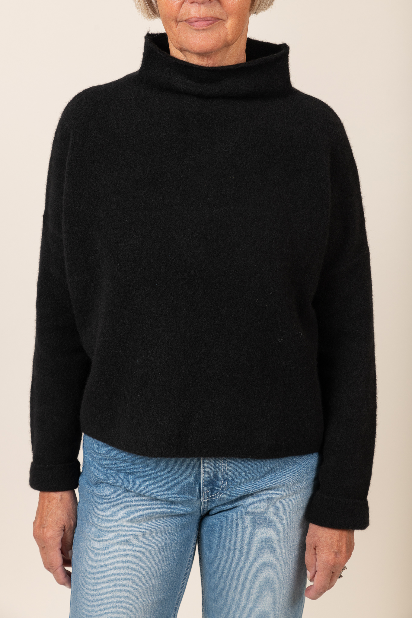 Mika Yak Funnelneck Sweater Black Filippa K
