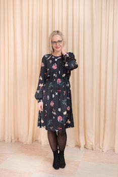 Dina Dress Winter Flower Graumann