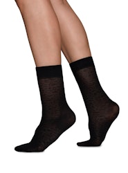 Emma Leopard Sock Swedish Stockings