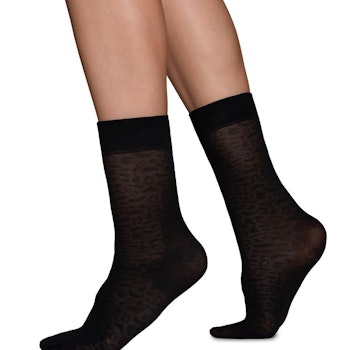 Emma Leopard Sock Swedish Stockings