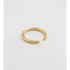 Tiny Open Sparkle Ring Guld Syster P