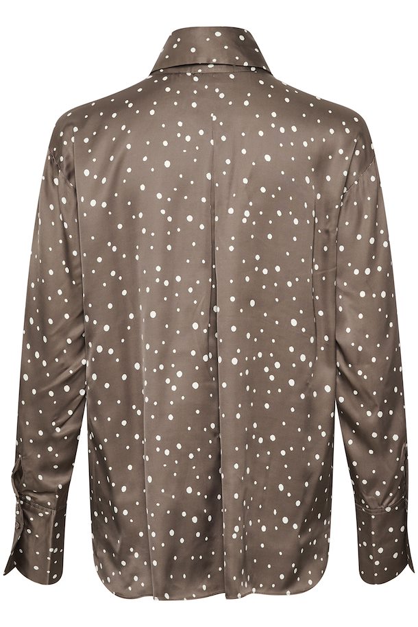 PaulineIW Shirt Sandy Grey Sparkling Dot InWear