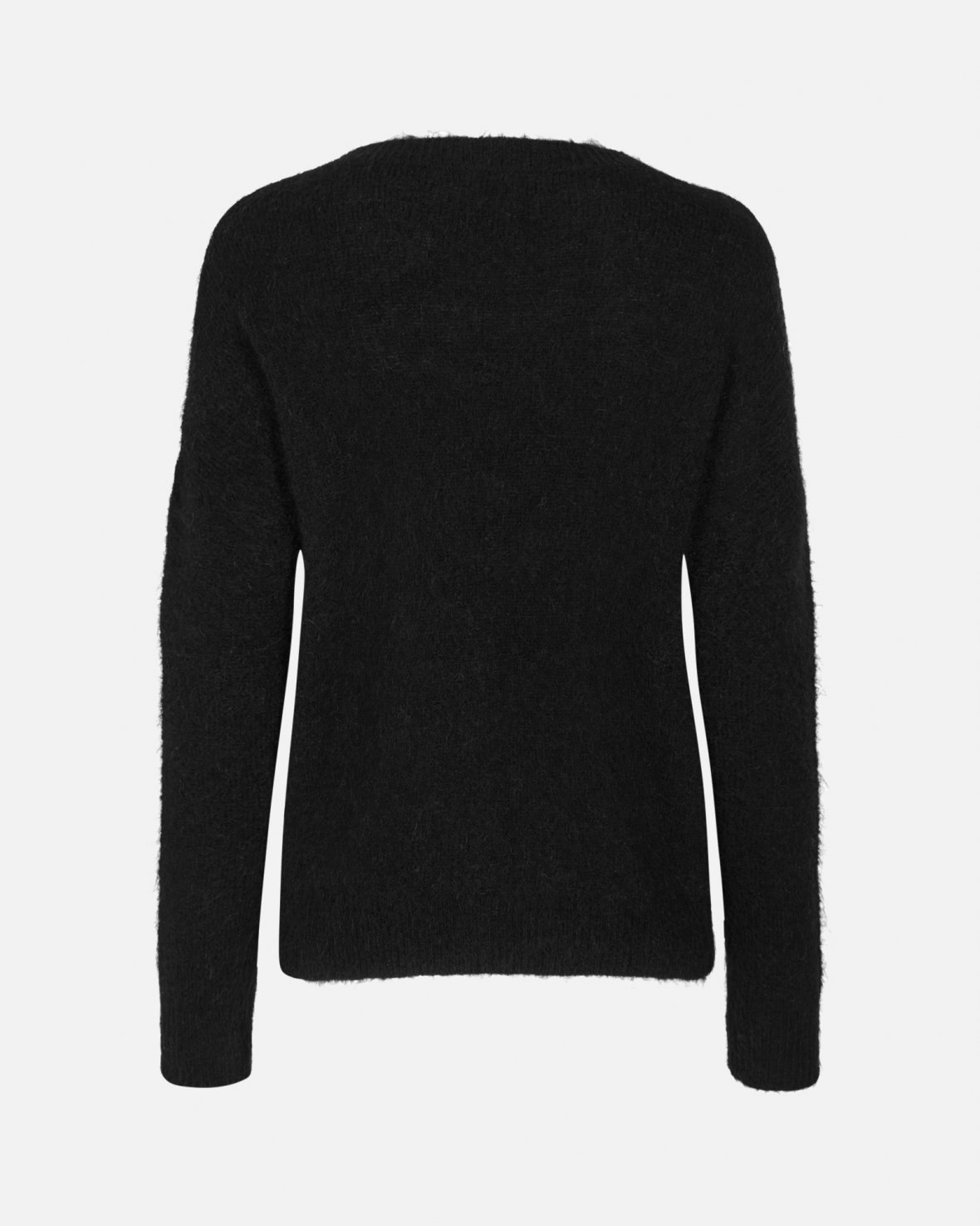 Femme Mohair O Pullover Black MSCH