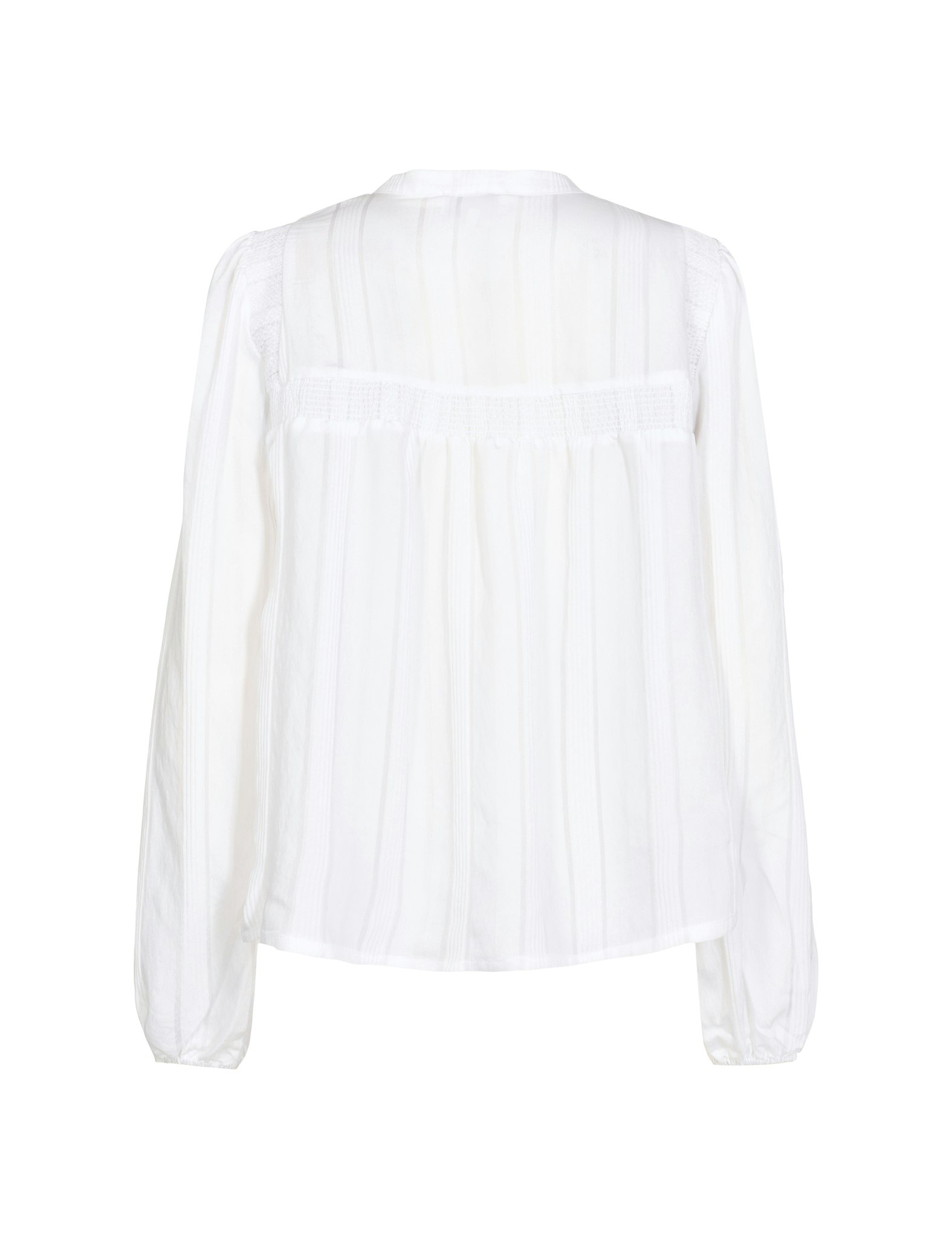 Isla Solid Blouse White Levete