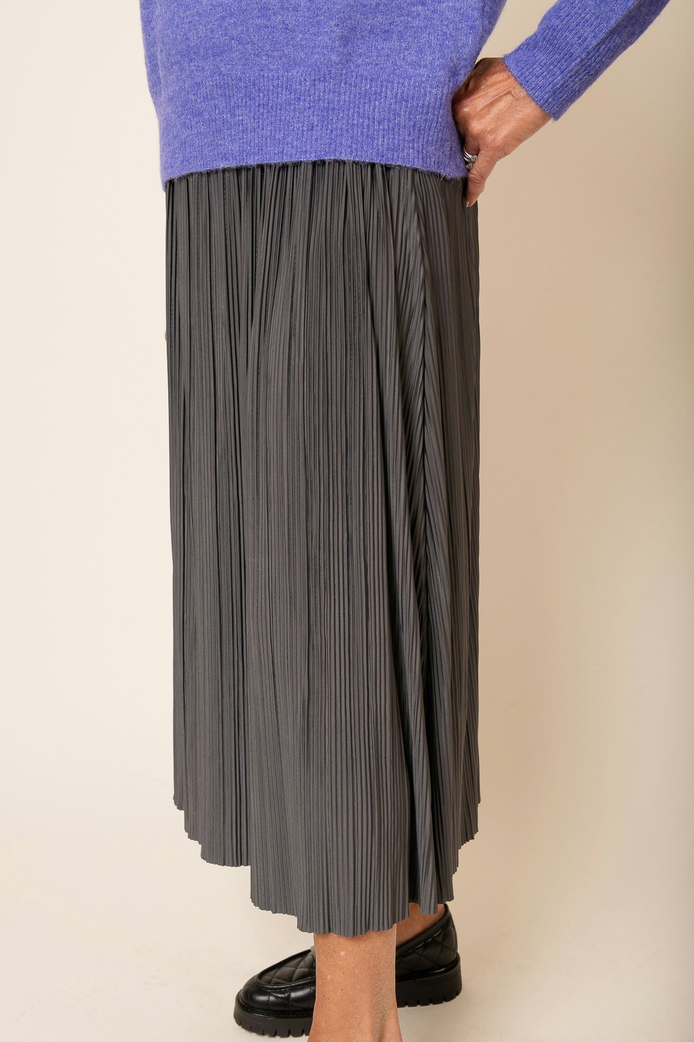 Uma Skirt Gray Pinstripe Samsoe Samsoe