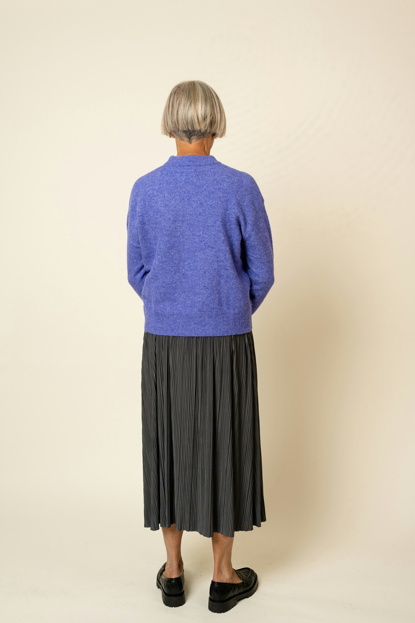 Uma Skirt Gray Pinstripe Samsoe Samsoe